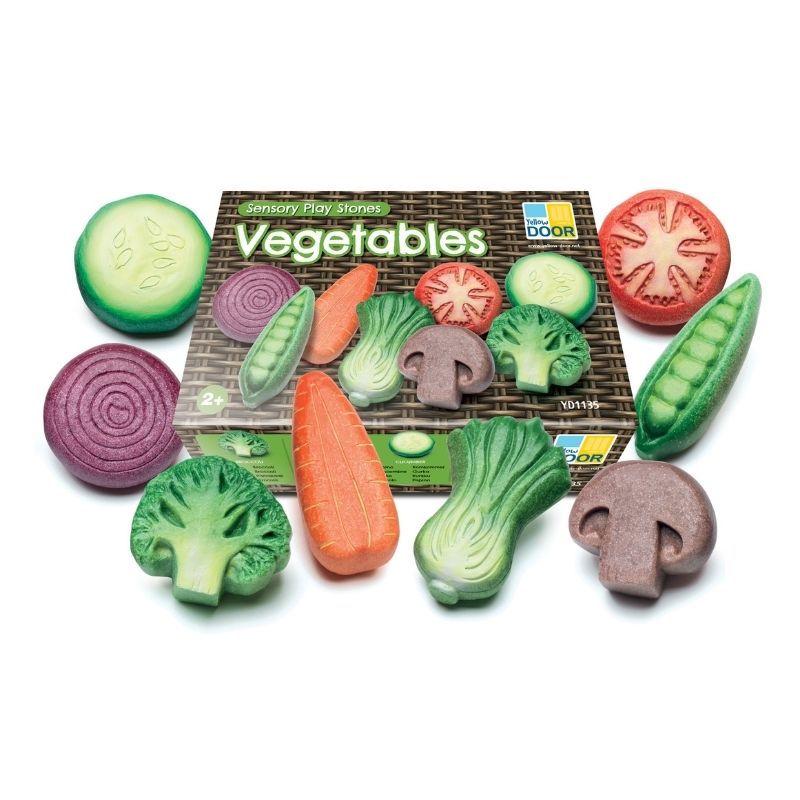 Playing with hot sale vegetables